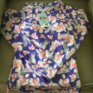 NWT – women's long sleeve one piece bathing suit